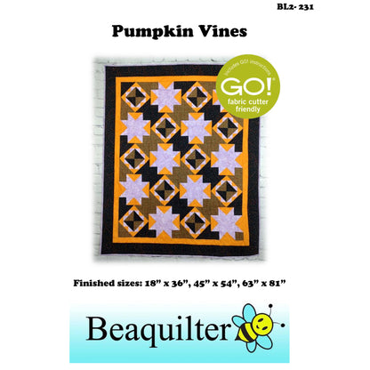 Pumpkin Vines Quilt BL2-231e - Downloadable Pattern