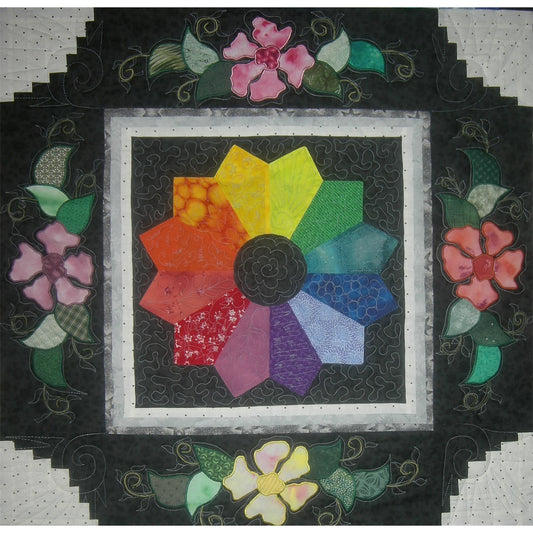 Plate in the Garden Quilt BS2-202e - Downloadable Pattern