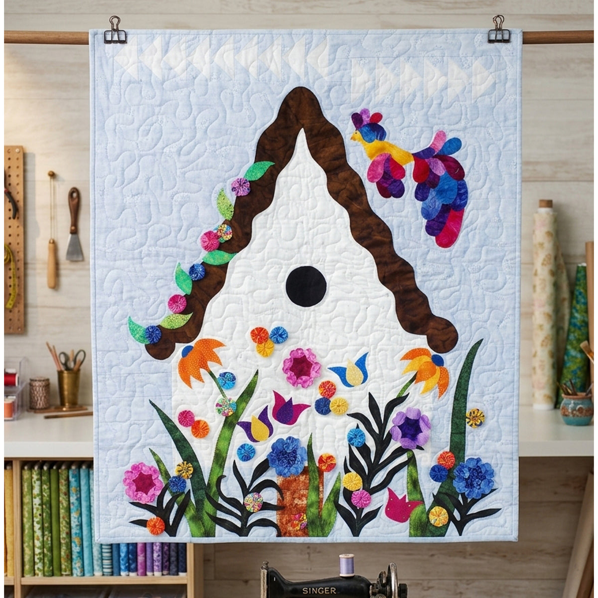 Feathered Hotel Quilt Pattern BS2-217w - Wholesale Product