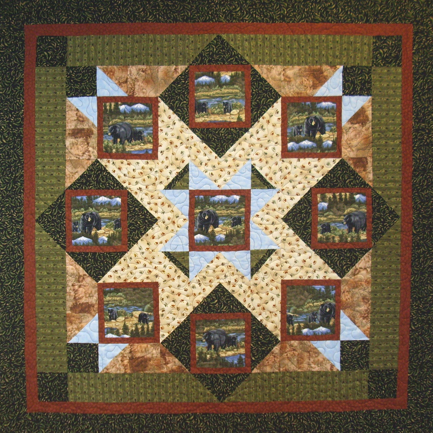 Scenic Circle Quilt BS2-225e - Downloadable Pattern