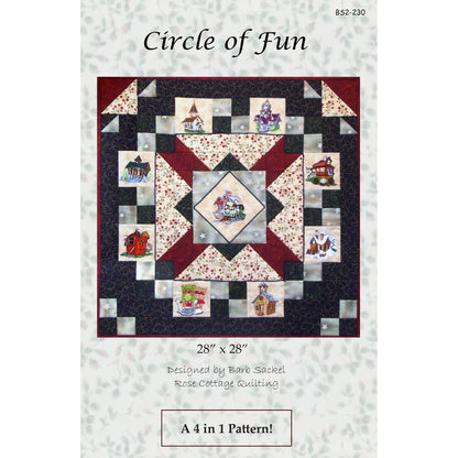Circle of Fun Quilt Pattern BS2-230 - Paper Pattern