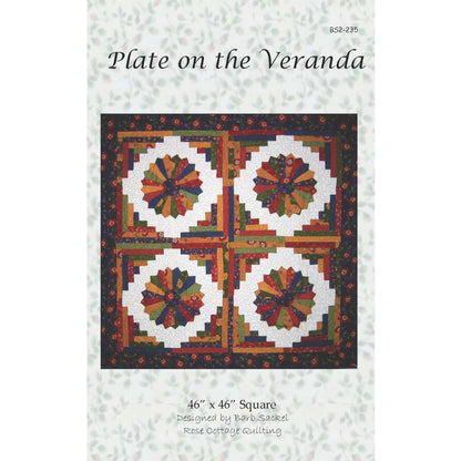 Plate on the Veranda Quilt BS2-235e - Downloadable Pattern