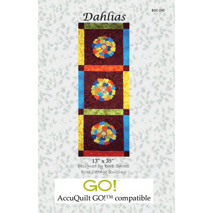 Dahlias Quilt Pattern BS2-242 - Paper Pattern
