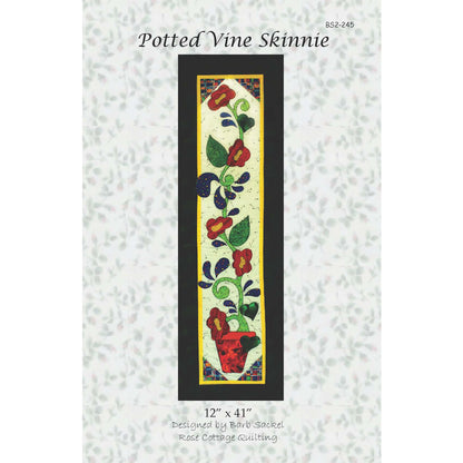 Potted Vine Skinnie Quilt BS2-245e - Downloadable Pattern