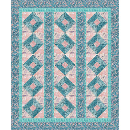 Batik Squares Quilt BS2-257e - Downloadable Pattern