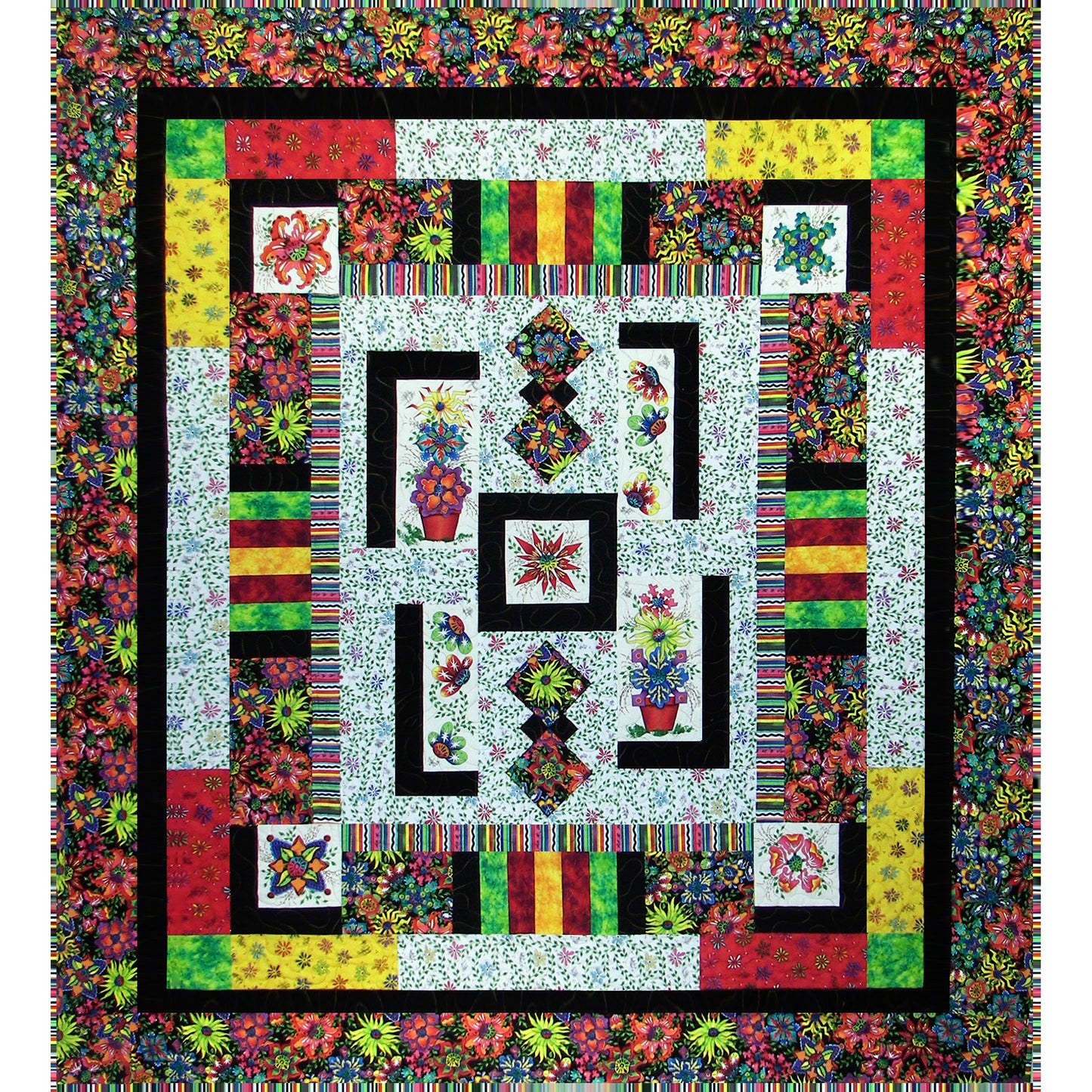 Spice in the Tropics Quilt BS2-260e - Downloadable Pattern