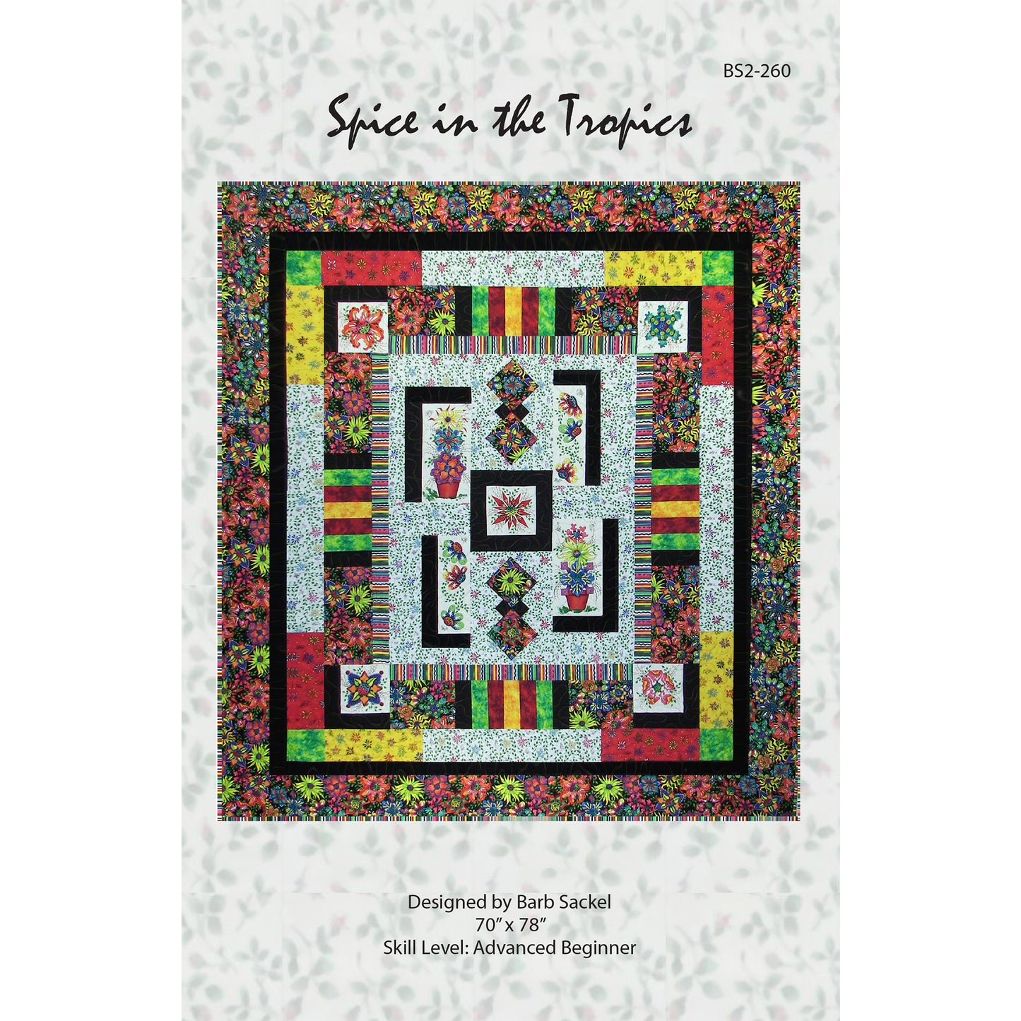 Spice in the Tropics Quilt BS2-260e - Downloadable Pattern