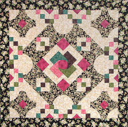 Queen's Courtyard Quilt BS2-266e - Downloadable Pattern