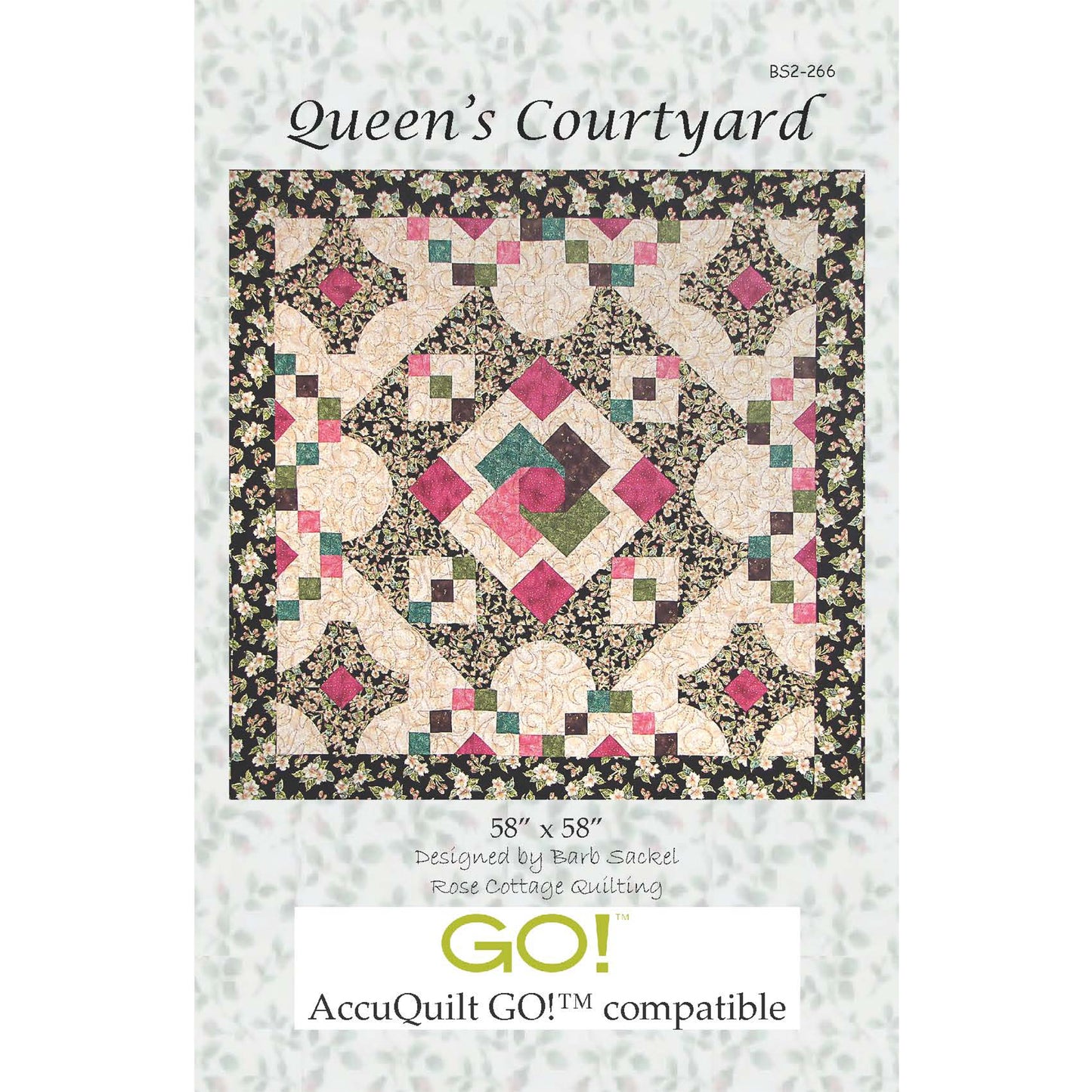 Queen's Courtyard Quilt Pattern BS2-266 - Paper Pattern