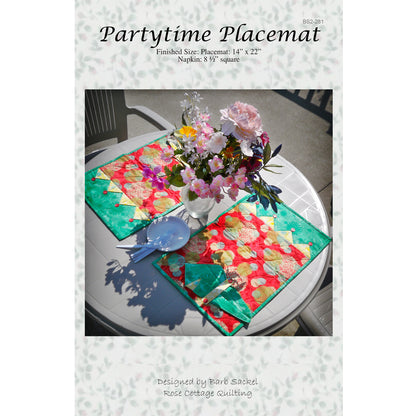 Partytime Placemat Pattern BS2-281 - Paper Pattern