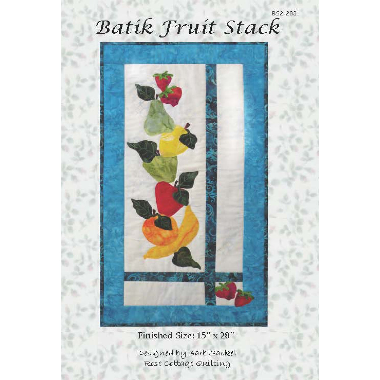 Batik Fruit Stack Pattern BS2-283 - Paper Pattern
