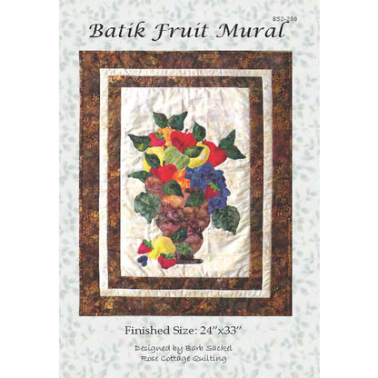 Batik Fruit Mural Pattern BS2-288 - Paper Pattern