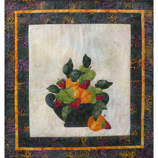 Batik Strawberries and Oranges BS2-290e - Downloadable Pattern