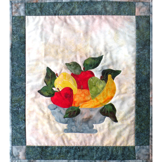 Batik Fruit with Blue Bowl BS2-291e - Downloadable Pattern