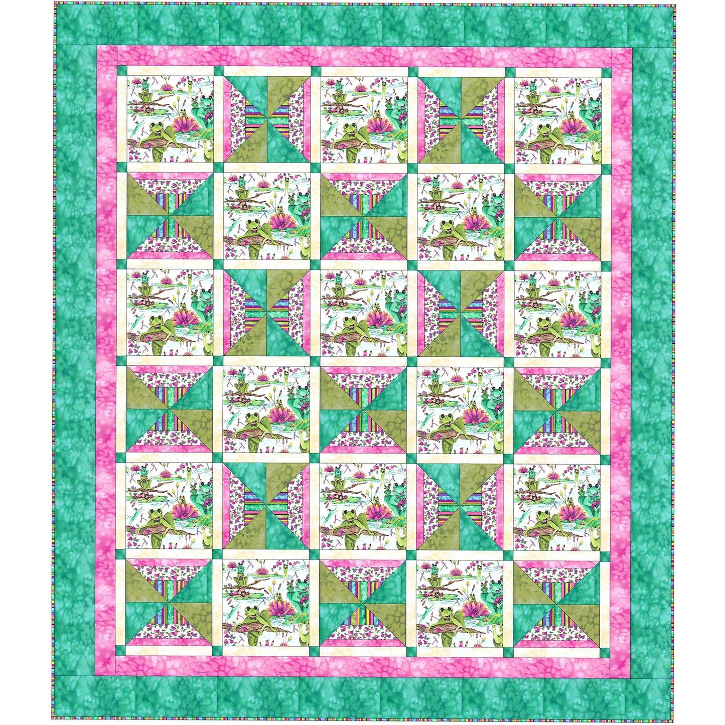 Framed in Diamonds Quilt Pattern BS2-292 - Paper Pattern