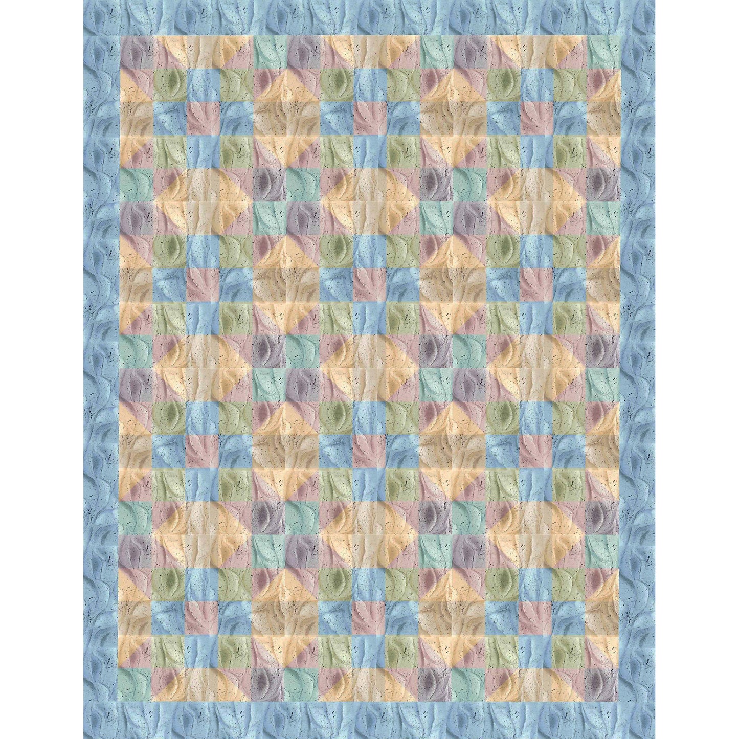 The Moon Twinkle quilt for the star lover. Add some soft tones of fabric to make the subtle stars and the whole quilt just seems to glow!