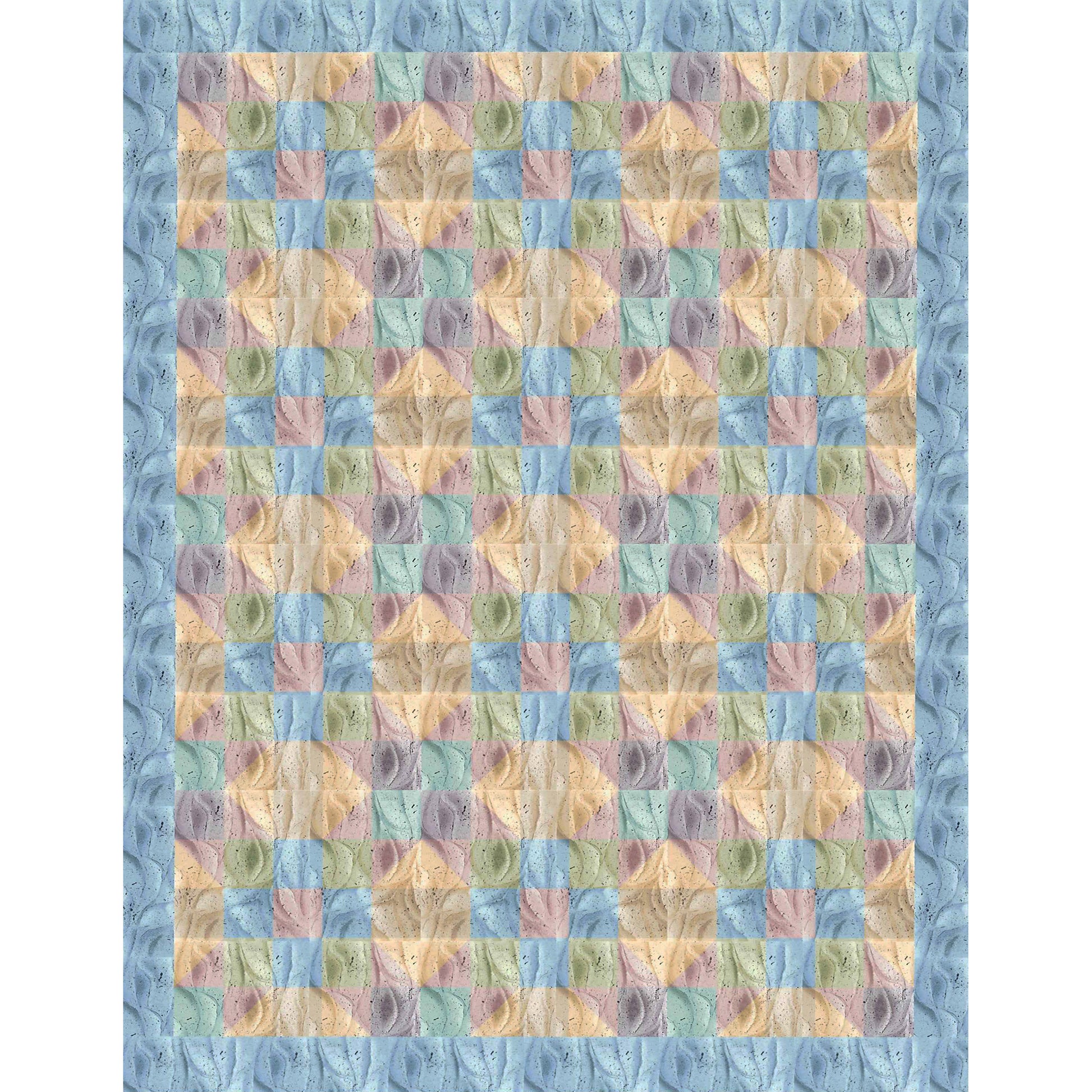 The Moon Twinkle quilt for the star lover. Add some soft tones of fabric to make the subtle stars and the whole quilt just seems to glow!