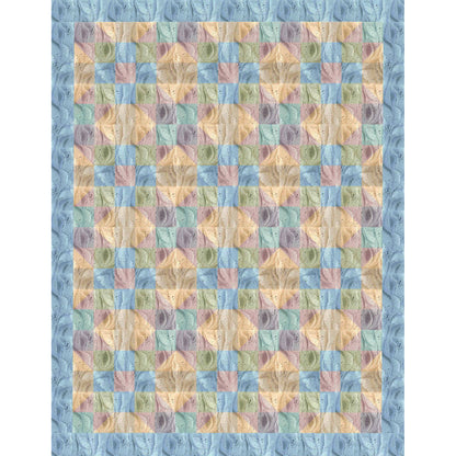 The Moon Twinkle quilt for the star lover. Add some soft tones of fabric to make the subtle stars and the whole quilt just seems to glow!