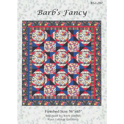 Cover image of pattern for Barb's Fancy quilt.