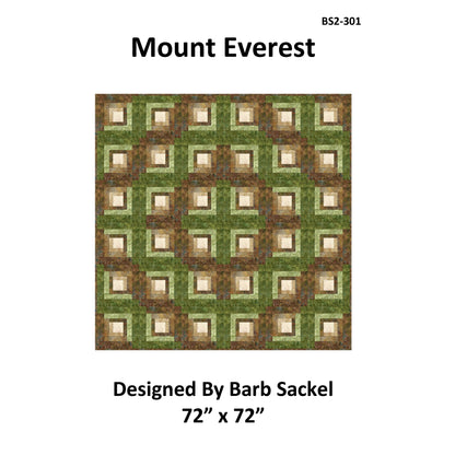 Cover image of pattern for Mount Everest quilt.