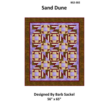 Cover image of pattern for Sand Dune quilt.