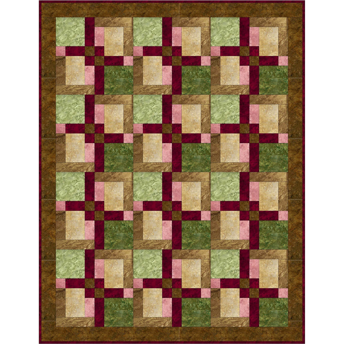 Down the Beaten Path Quilt BS2-305e - Downloadable Pattern
