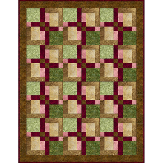 Down the Beaten Path Quilt BS2-305e - Downloadable Pattern