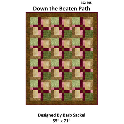 Down the Beaten Path Quilt BS2-305e - Downloadable Pattern