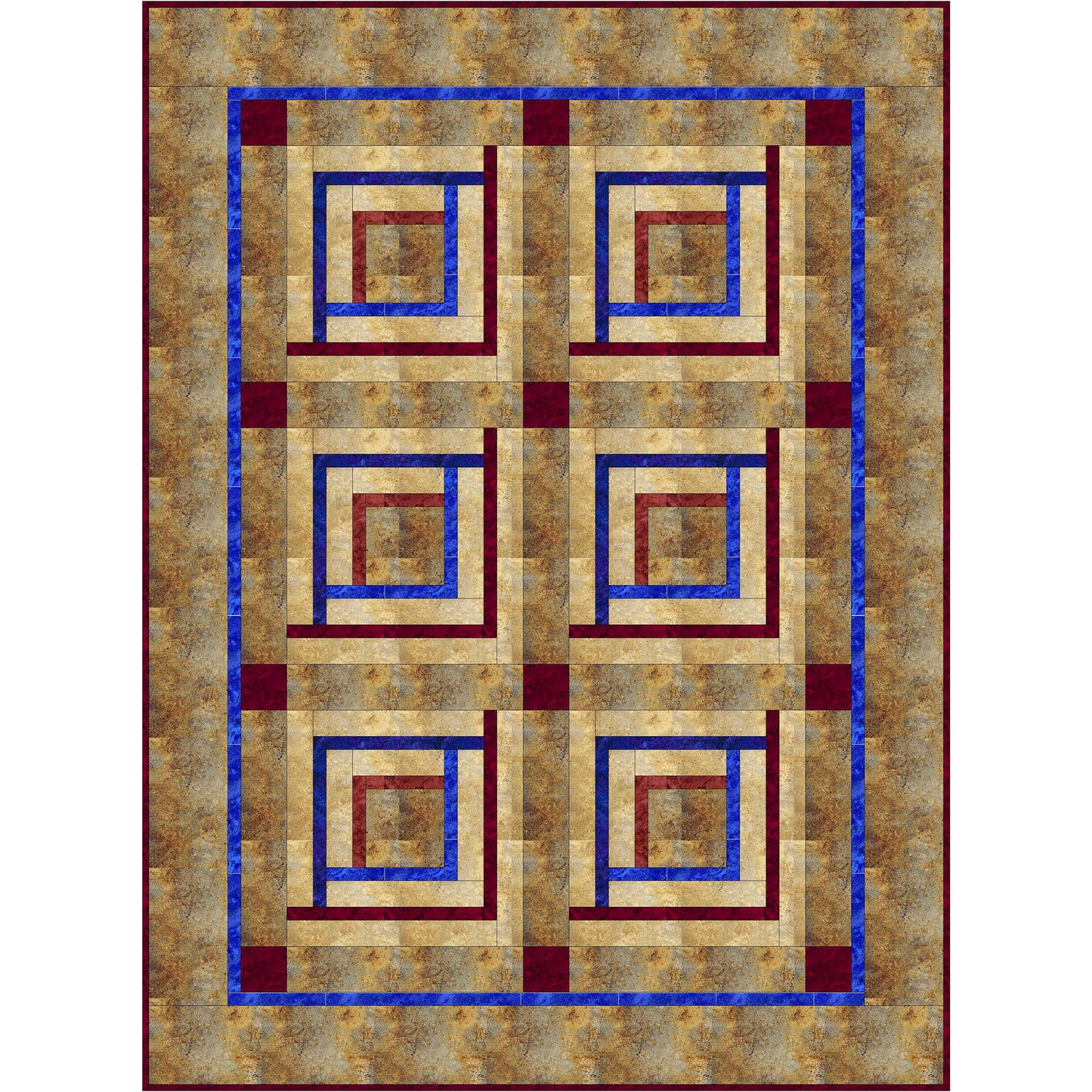 Tidal Wave Quilt Pattern BS2-307 - Paper Pattern