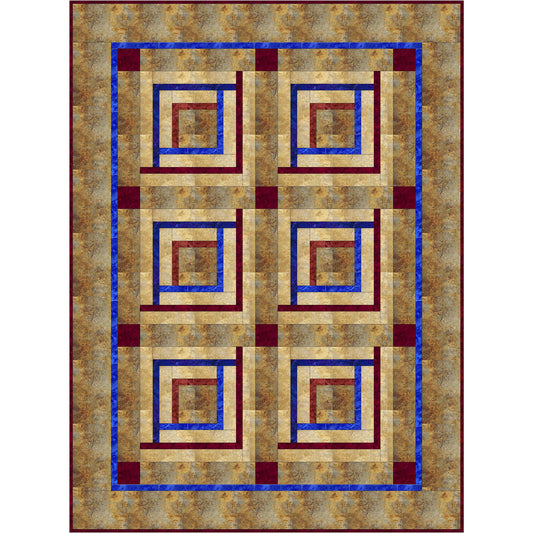 Tidal Wave Quilt BS2-307e - Downloadable Pattern