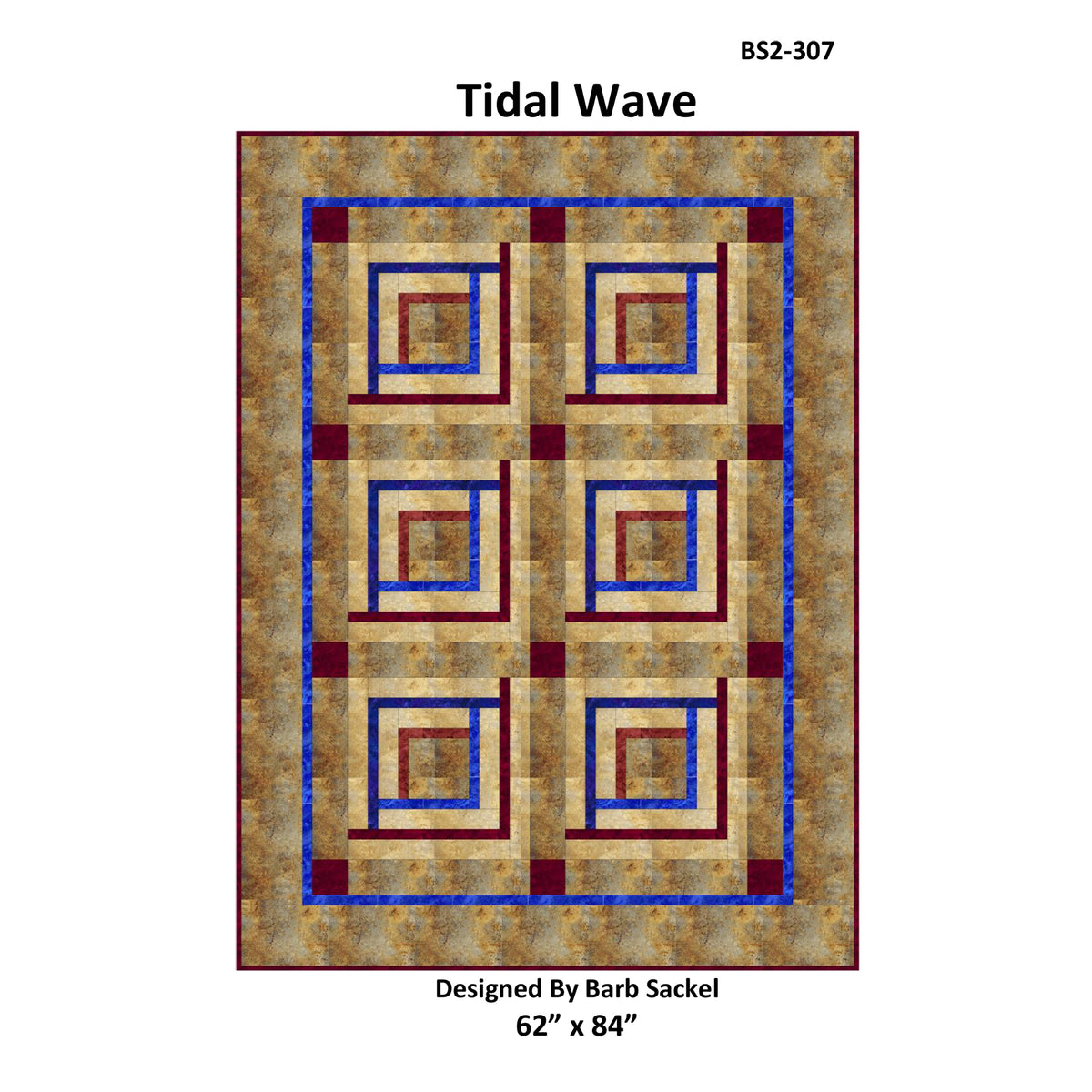 Tidal String Pattern Tidal Wave Quilt BS2-307e - Downloadable Pattern – QuiltWoman.com