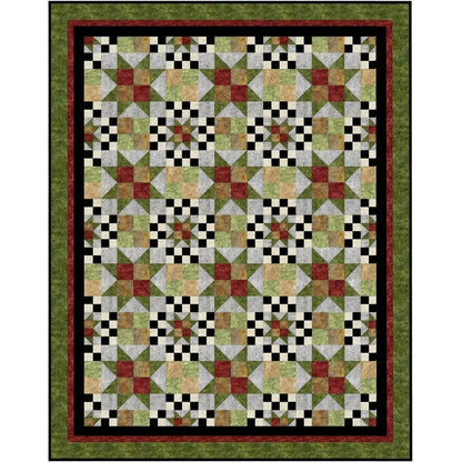 Checkerboard Galaxy Quilt Pattern BS2-308 - Paper Pattern
