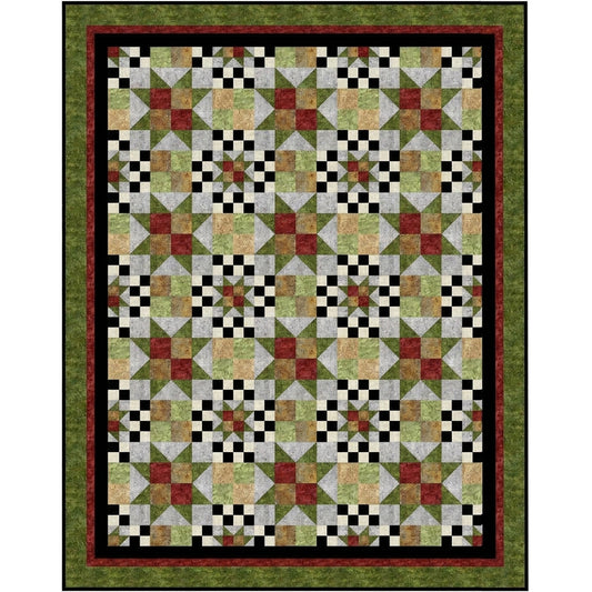 Checkerboard Galaxy Quilt Pattern BS2-308 - Paper Pattern