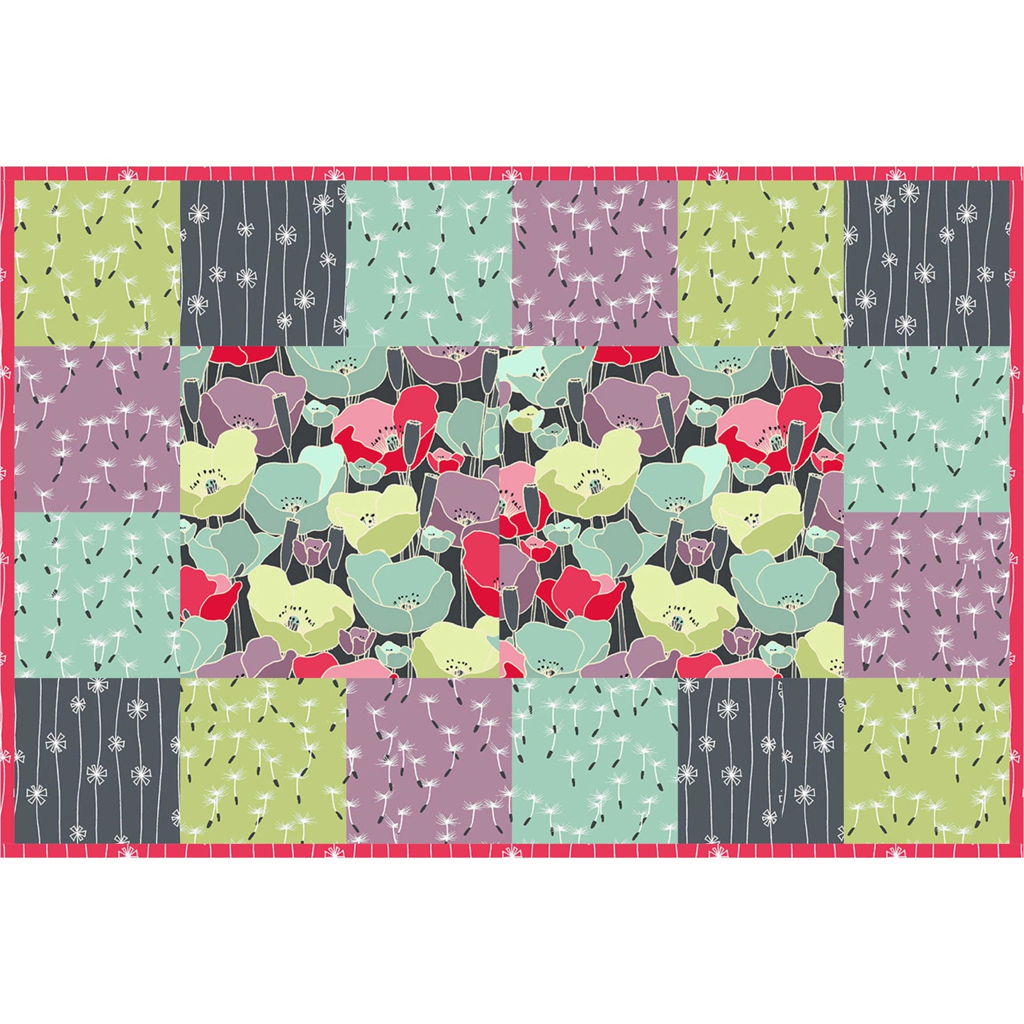 Four Easy Placemats Quilt Pattern BS2-309 - Paper Pattern