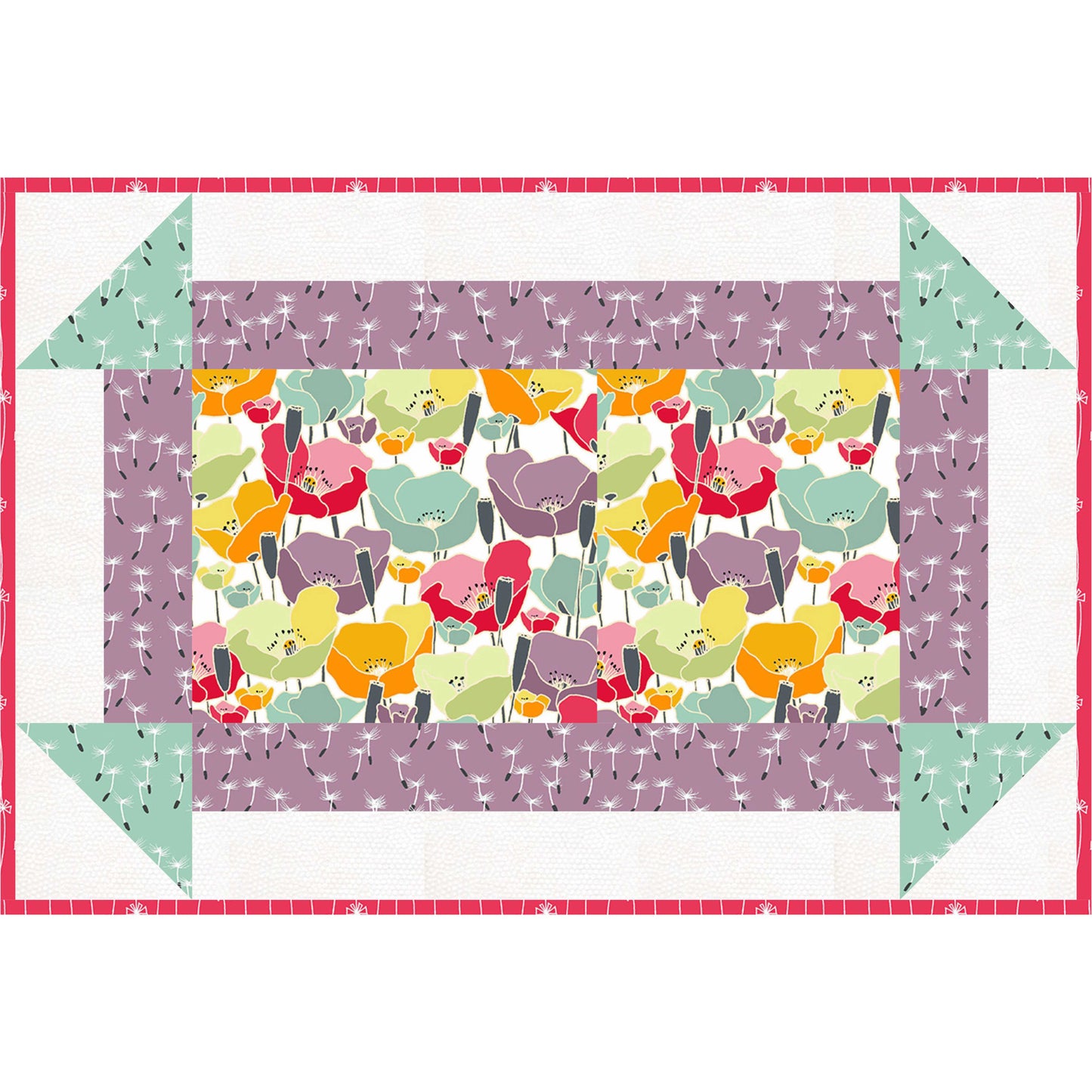 Four Easy Placemats Quilt Pattern BS2-309 - Paper Pattern