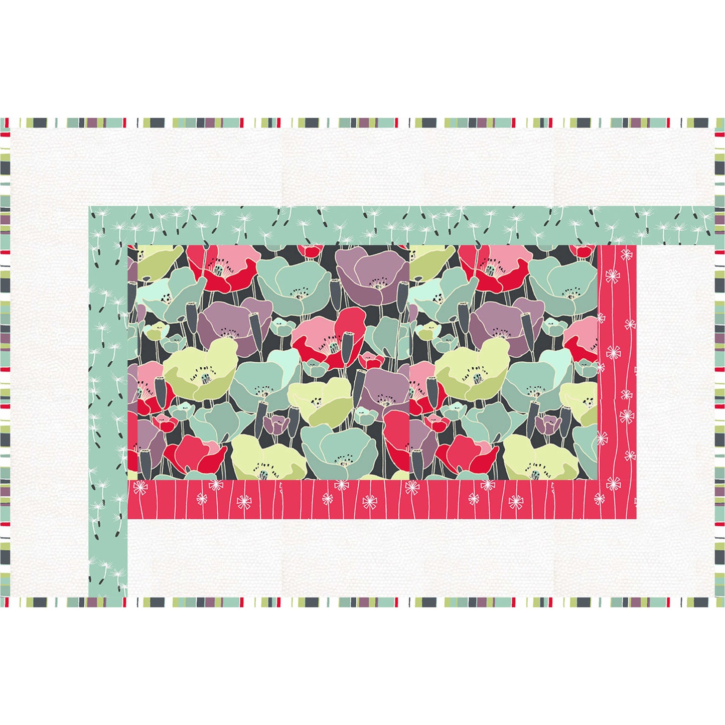 Four Easy Placemats Quilt Pattern BS2-309 - Paper Pattern