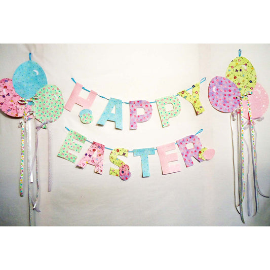 Happy Easter Garland with Egg Balloons Pattern BS2-335 - Paper Pattern