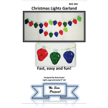 Christmas Lights Garland Pattern BS2-345 - Paper Pattern