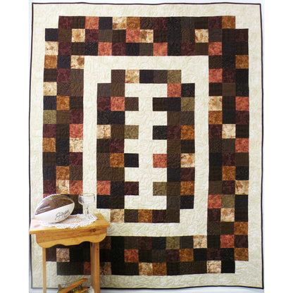 Football Flannel Quilt BS2-349e - Downloadable Pattern