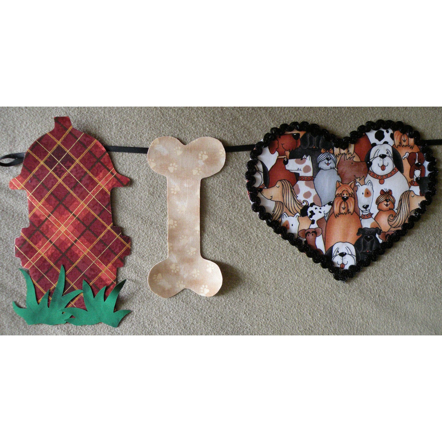 I Love My Dogs Garland Pattern BS2-350 - Paper Pattern