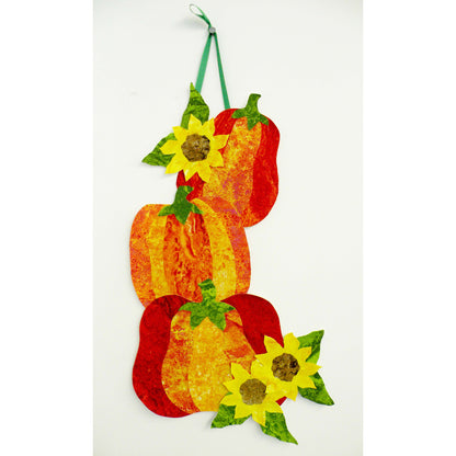 Stacked Pumpkins Wall Hanging Pattern BS2-352 - Paper Pattern