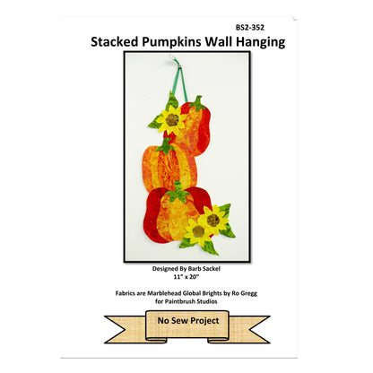 Stacked Pumpkins Wall Hanging Pattern BS2-352 - Paper Pattern