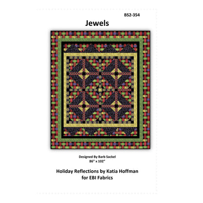 Cover image of pattern for Jewels quilt.