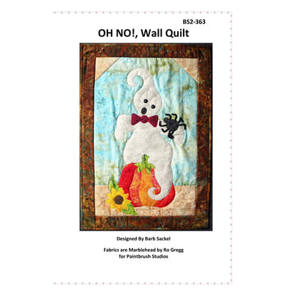 Cover image of pattern for Oh No! Wall quilt.