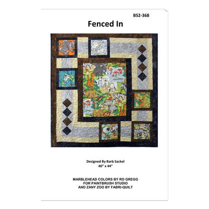 Cover image of pattern for Fenced In quilt.