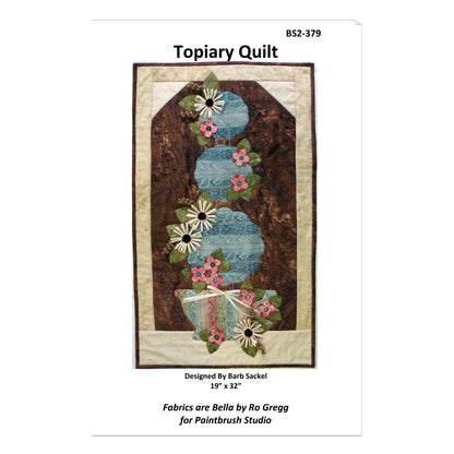 Cover image of pattern for Topiary Quilt.