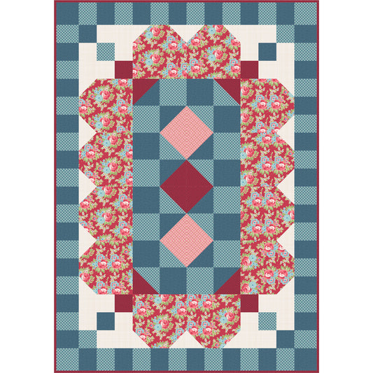 Summer Rose Quilt Pattern BS2-383 - Paper Pattern