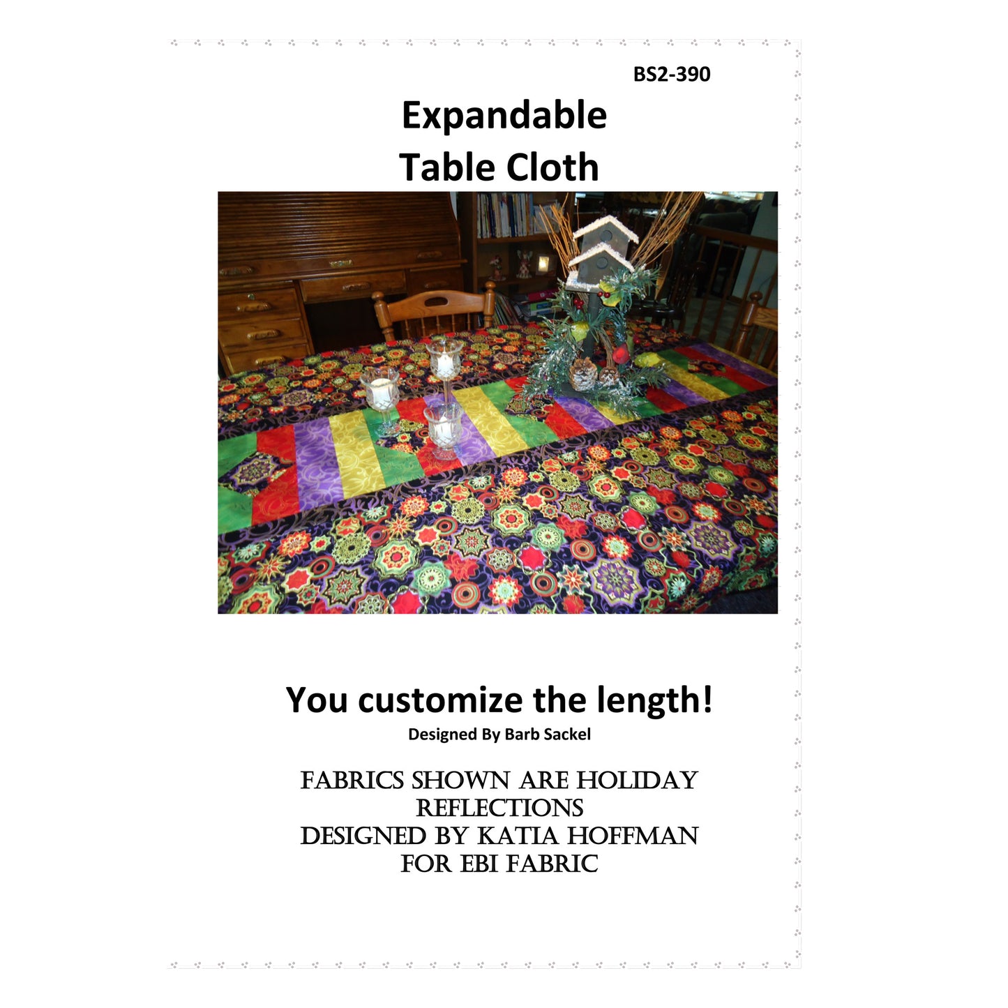 Cover image of pattern for Expandable Table Cloth.