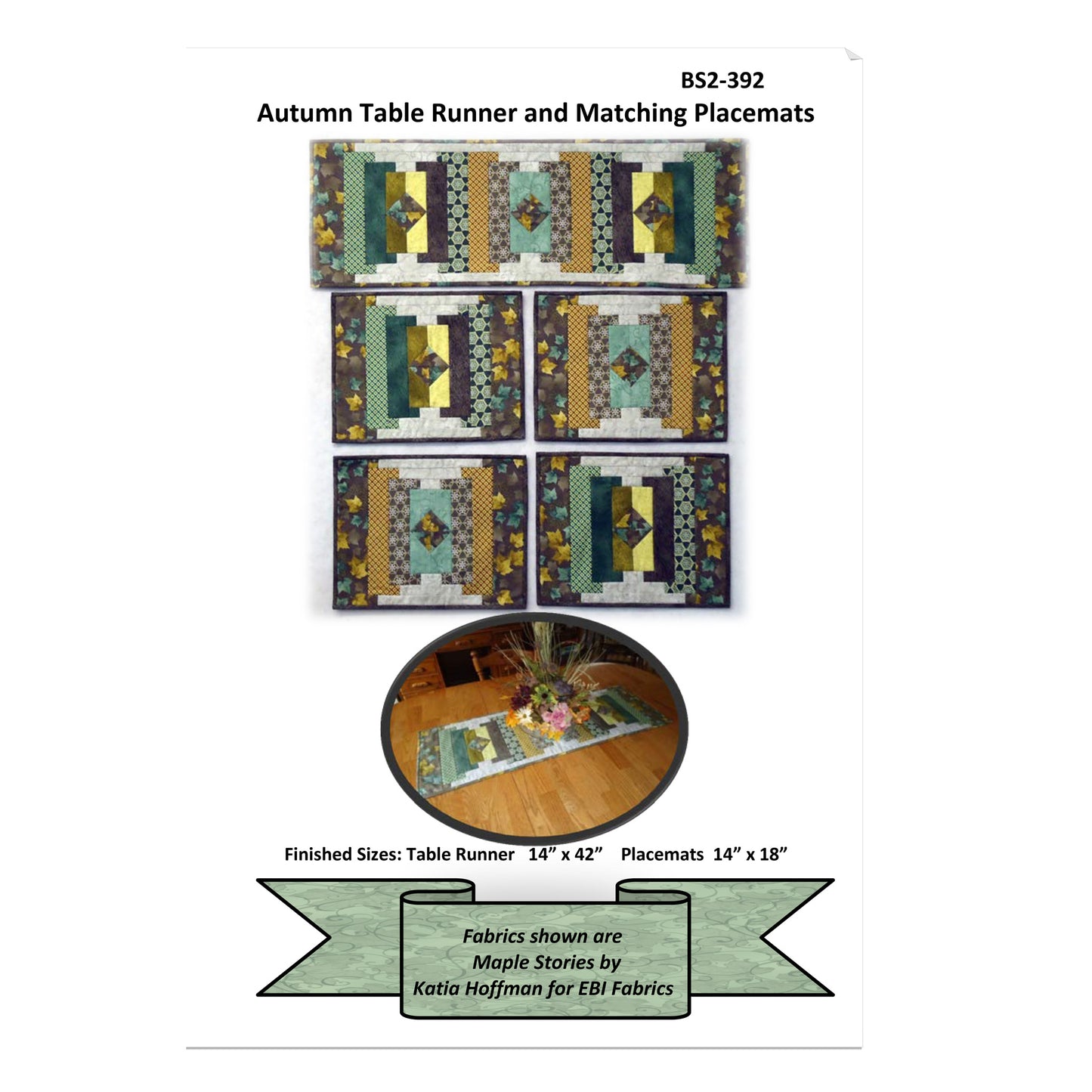 Cover image of pattern for Autumn Table Runner and Matching Placemats.