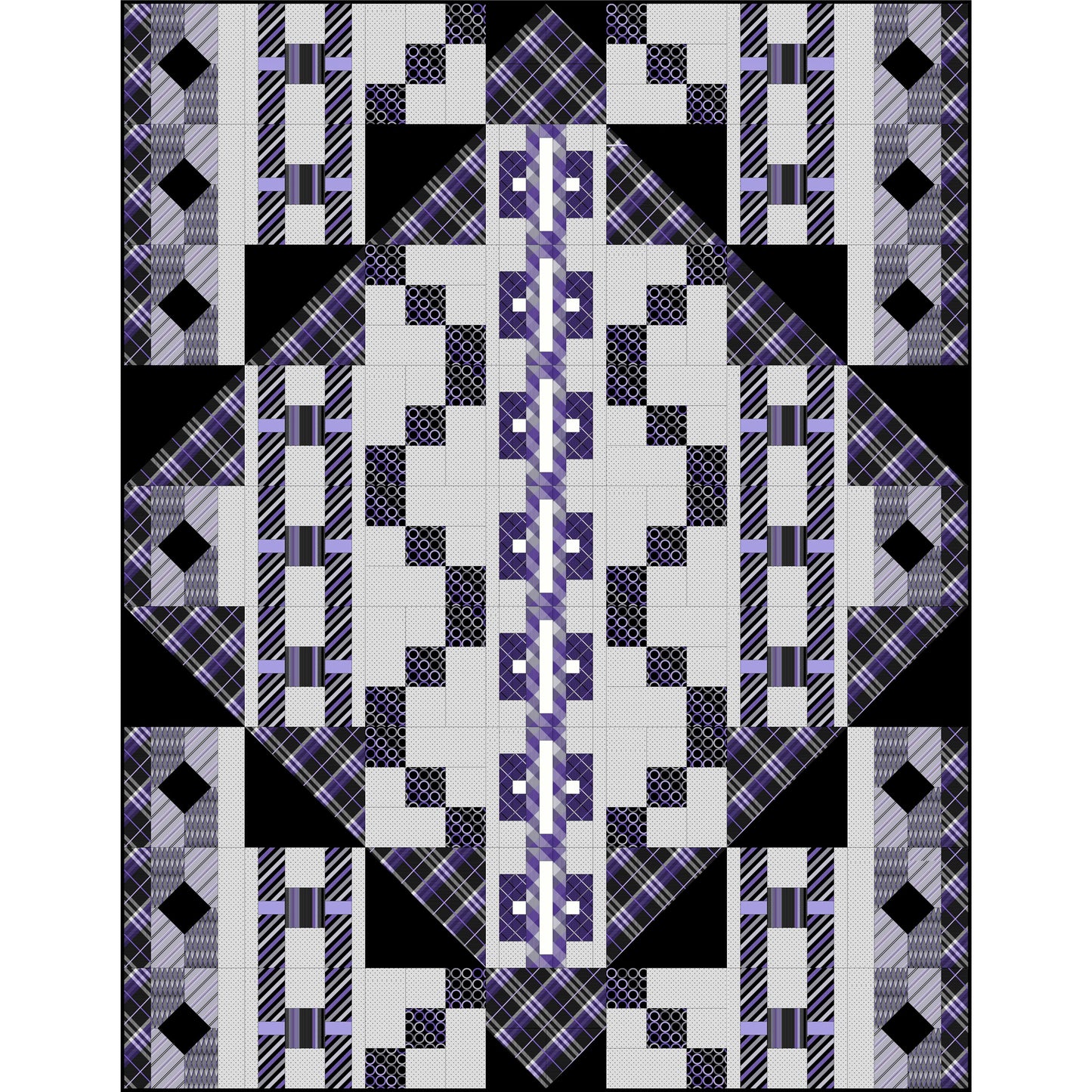 Black Tie Optional Quilt Pattern BS2-396 - Paper Pattern